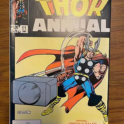 Buy Marvel Comics Mighty Thor Annual #11 (1983) - 1st App Of Eitri, King Of Dwarves • 5.44£