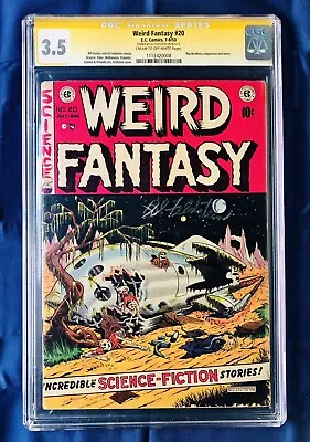 Buy Weird Fantasy 20 CGC SS Signed Al Feldstein Signature EC Comics Horror Bradbury • 970.76£