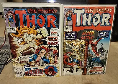Buy The Mighty Thor #392-393 Marvel Comics New Key Issues, Daredevil. Quicksand Mint • 36.73£