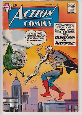 Buy Action Comics 251 - Last Tommy Tomorrow - LOWER GRADE Silver Age 10c Issue • 21£