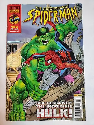 Buy Marvel The Astonishing Spider-Man#102- Face To Face With Hulk(2003)Panini Comics • 4.99£