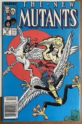 Buy New Mutants Vol. 1 #58 (Marvel, 1987)- F/VF- Newsstand- Mark Jewelers Variant • 6.59£