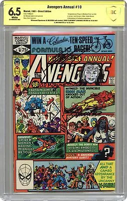 Buy Avengers Annual #10D CBCS 6.5 SS Milgrom/ Claremont/ Golden/ Shooter 1981 • 221.33£