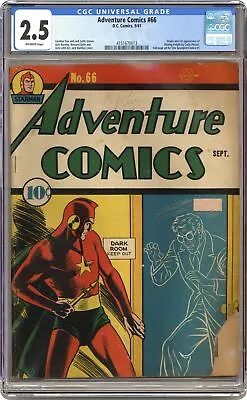 Buy Adventure Comics #66 CGC 2.5 1941 4151670013 • 994.06£