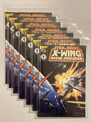 Buy 7 PACK - Star Wars X-Wing Rogue Squadron WIZARD 1/2 With COA (Dark Horse, 1997) • 9.32£