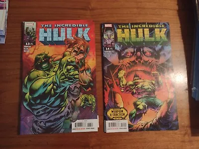 Buy Incredible Hulk # 13 & # 14  Main  Cover  Marvel Comics 2024 Nm+ • 10.83£