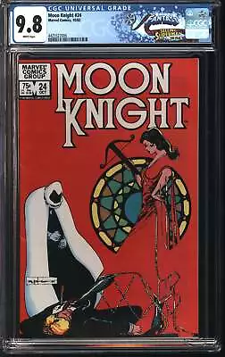 Buy Marvel Comics Moon Knight 24 10/82 FANTAST CGC 9.8 White Pages • 192.21£