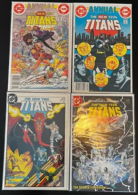 Buy NEW TEEN TITANS (4-Book) DC Comic LOT With #1 2 ANNUAL #1 2 – NEWSSTAND EDITION • 31.06£