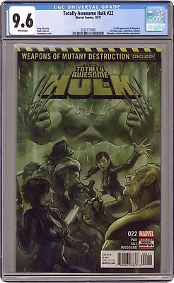 Buy Totally Awesome Hulk #22A 1st Printing CGC 9.6 2017 0332175005 • 93.19£