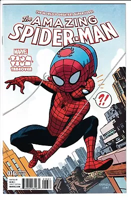 Buy AMAZING SPIDER-MAN #16, SAMNEE TSUM TSUM VARIANT, Marvel Comics (2016) • 4.95£