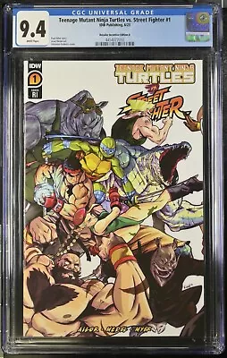 Buy TMNT Vs. Street Fighter #1 CGC Graded 9.4 - 1:25 - Retailer Incentive Edition A • 38.82£