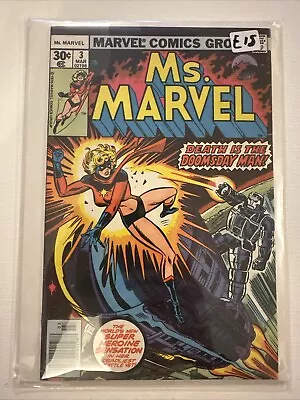 Buy Ms. Marvel #3 (Marvel 1977) NM Condition Bronze Age Comic. MYLAR BAGGED BOARDED • 7.95£