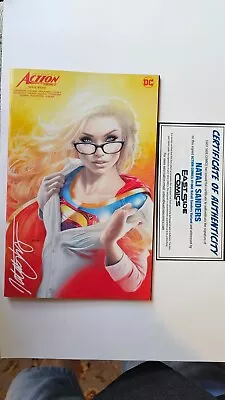 Buy Action Comics #1060 Nm+ Natali Sanders Signed Coa Megacon Supergirl Variant 600 • 38.59£