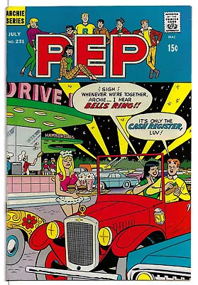 Buy Pep #231 (Archie Series) Aug 1969, , FIRST 15-cent Cover Price Issue, Betty  FN- • 7.57£