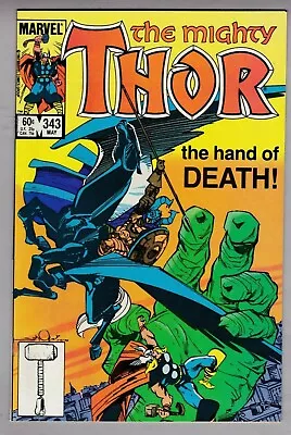 Buy Thor #343 (May 1984) -  The Hand Of Death! , Death Of Eilif The Lost, Heimdall • 2.14£