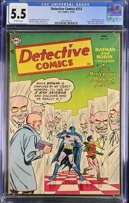 Buy Detective Comics #213 1954 DC Comics CGC 5.5 Batman 1st App Mirror Man • 471.78£
