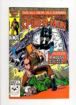 Buy SPECTACULAR SPIDER-MAN # 113 (1986): Key- 1st Foreigner In Disguise: High Grade! • 7.77£