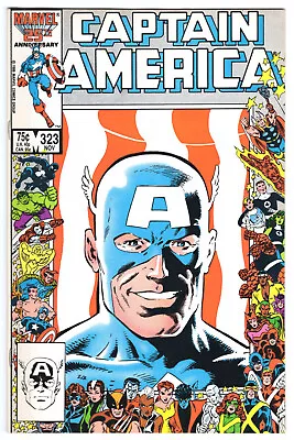 Buy Captain America #323 Very Fine-Near Mint 9.0 First Appearance Super Patriot 1986 • 25.62£