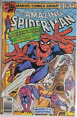 Buy Amazing Spider-Man #186 - Vol. 1 (11/1978) - Chameleon Appearance F/VF - Marvel • 12.86£