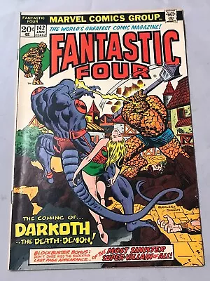 Buy Fantastic Four #142 F Marvel Comics Bronze Age 1974 • 6.19£