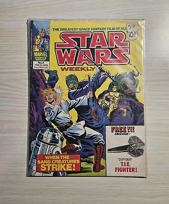 Buy Star Wars # 2  Feb 1978 Marvel UK Weekly Comic Magazine Polybagged Tie Fighter • 124.23£