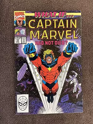 Buy WHAT IF...? #14 (Marvel, 1990) CAPTAIN MARVEL Had Not Died? • 5.40£