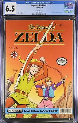 Buy Legend Of Zelda #1 - Valiant 1990 CGC 6.5 Printed With No Price On Cover. • 100.18£