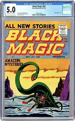Buy Black Magic Vol. 7 #1 CGC 5.0 1958 4095429001 • 112.61£