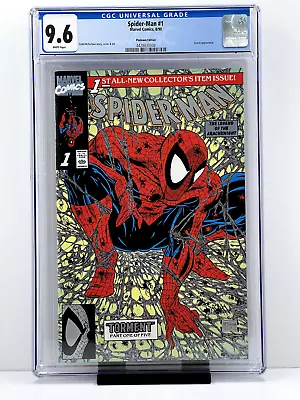 Buy Spider-Man #1 CGC 9.6 White Pages (Platinum Edition) Todd McFarlane **RARE** • 970.76£