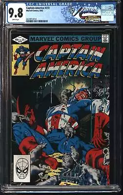 Buy Marvel Comics Captain America 272 8/82 FANTAST CGC 9.8 White Pages • 277.64£