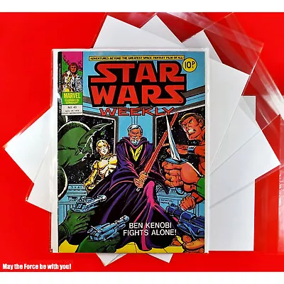 Buy Star Wars Weekly # 43    1 Marvel Comic Bag And Board 29 11 78 UK 1978 (Lot 2800 • 7£