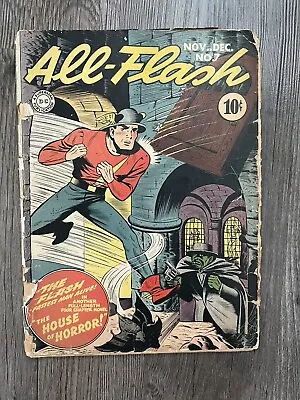 Buy ALL-FLASH #7 (1942) Golden Age DC Comics Ad For Wonder Women See Pictures! • 271.81£