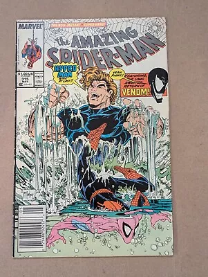 Buy Amazing Spider-Man # 315 NEWSSTAND Key Venom Cover Marvel 1989 • 11.65£