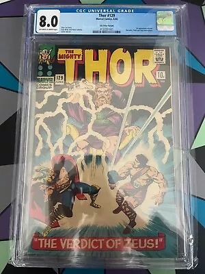 Buy Thor #129 CGC 8.0 • 440£