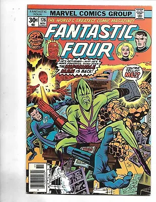 Buy Fantastic Four #176, 1976, NM Plus +, 9.6-9.8,  Stan Lee Era FF Classic, Bronze • 46.68£