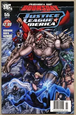 Buy Justice League Of America #55-2011 Nm- 9.2 Newsstand Variant Cover DC Comics • 21.78£