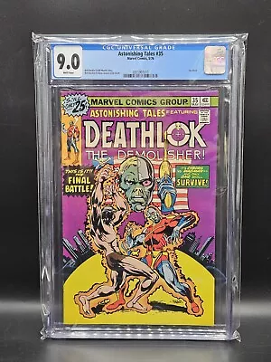 Buy Astonishing Tales #35 CGC 9.0,From The Wilbur Collection With White Pages ,🔥🔥 • 97.08£