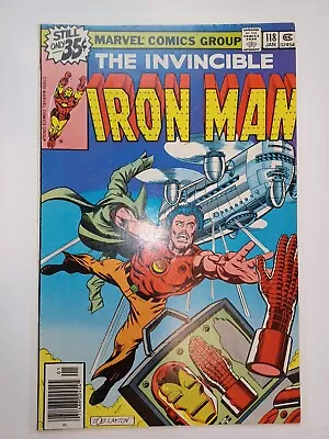 Buy Iron Man #118 January 1979 1st Appearance Of James Rhodey Rhodes F/VF CONDITION • 31.06£