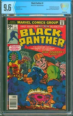Buy Black Panther #1 ⭐ CBCS 9.6 NM+ ⭐ 1st Solo Title! Jack Kirby Marvel Comic 1977 • 229.51£
