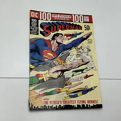 Buy SUPERMAN #252  100 PAGE GIANT  (1972 DC Comics) NEAL ADAMS FLYING HEROES COVER • 23.26£