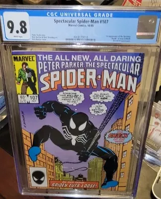 Buy Spectacular Spider-Man #107 CGC 9.8 1st Appearance Sin-Eater Black Suit Key App • 100.95£