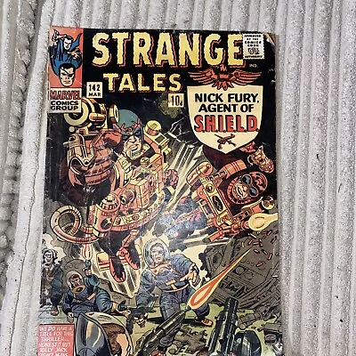 Buy Strange Tales 142 Nick Fury SHIELD Kirby Ditko Dr Strange 1966 Marvel Comic 5.0 • 8£