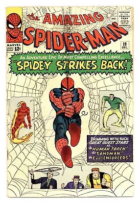 Buy Amazing Spider-Man #19 GD/VG 3.0 1964 • 155.32£