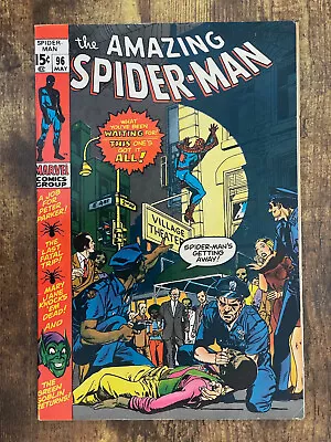 Buy Amazing Spider-Man #96 - GORGEOUS HIGHER GRADE - 1st Drug Story - Marvel 1971 • 20.97£