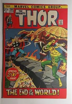 Buy Mighty Thor  #200 June 1972 Marvel Comics Stan Lee Ragnarok Issue  F/vf 7.0 • 30.68£