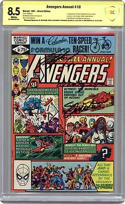 Buy Avengers Annual #10D CBCS 8.5 SS Milgrom/ Claremont/ Golden/ Shooter 1981 • 264.05£