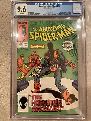 Buy Amazing Spider-man #289 Cgc 9.6 Nm+, Key First Appearance Of New Hobgoblin • 92.42£