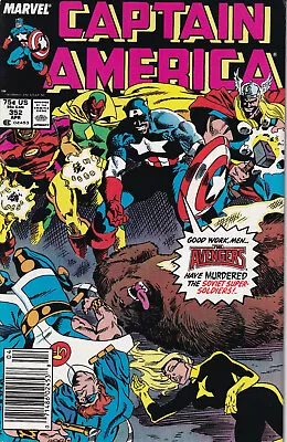 Buy CAPTAIN AMERICA Vol. 1 #352 April 1989 MARVEL Comics - Avengers • 13.24£