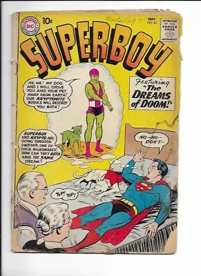 Buy Superboy Vol.1 #83 1960 Low Grade DC Comic • 7.77£