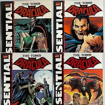 Buy Marvel Essential: The Tomb Of Dracula Vol 1-4 (1 2 3 & 4) Full Run - Free Ship • 149.50£